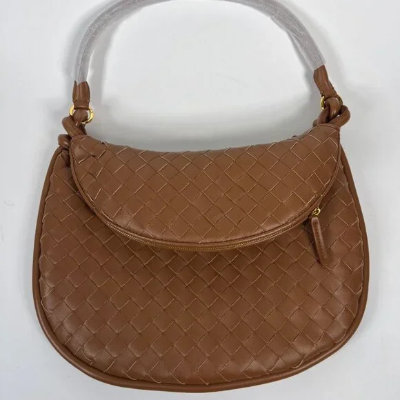 Verano Hill Adele Handbag – Caramel Vegan Leather Tote – Lightweight - Picture 2 of 4